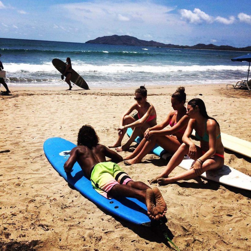 Tamarindo beach Costa Rica surf lessons